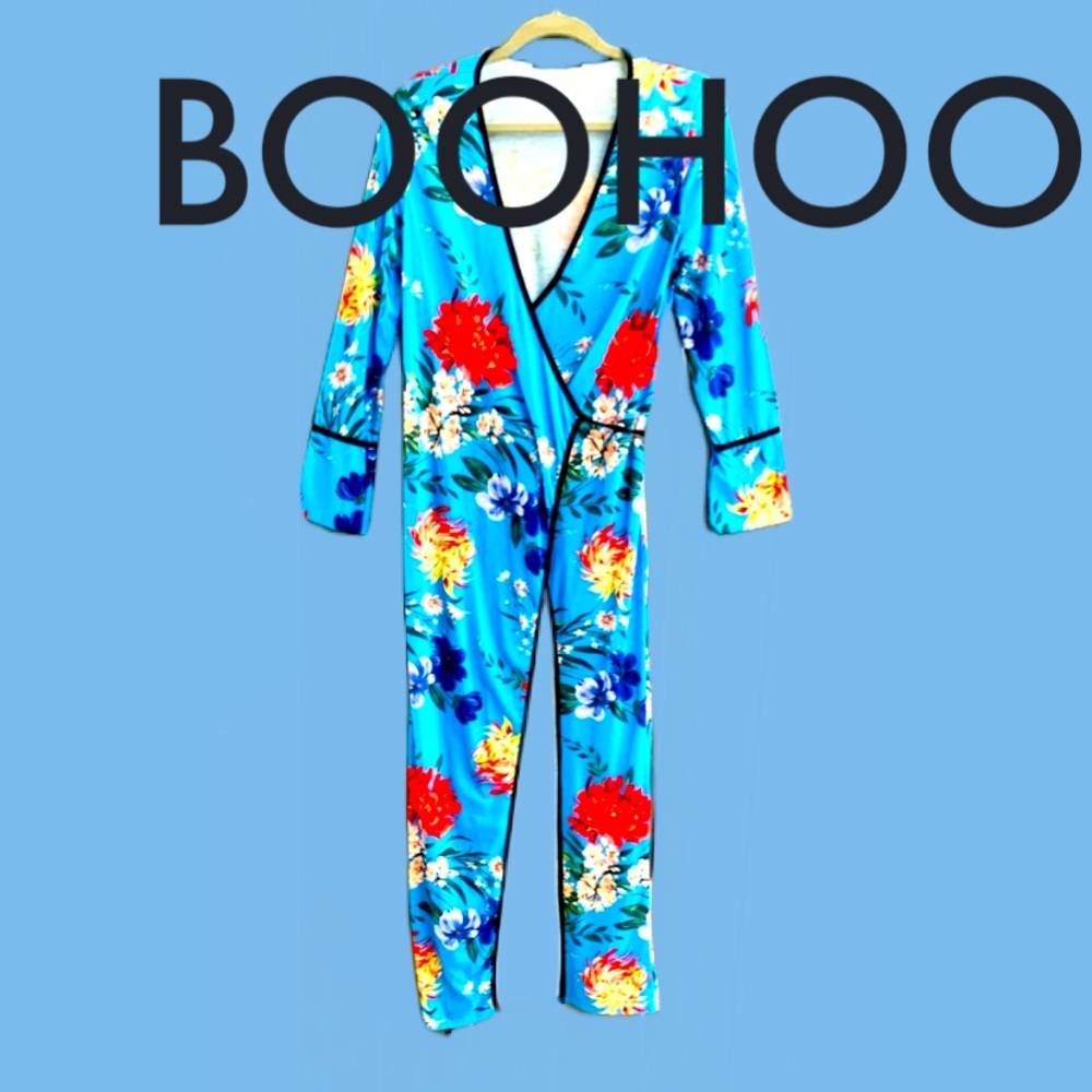🧵🧵Boohoo-Stephanie Maxi Wrap‎ Kimono-NWT🧵🧵